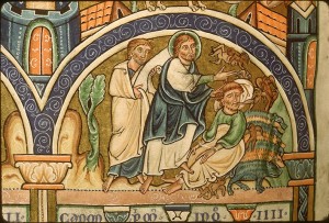 Guérison du possédé de Gadara enluminures.culture.fr