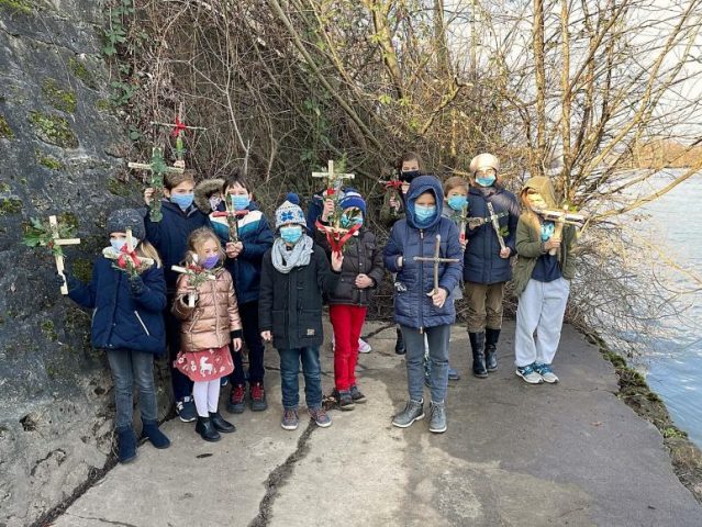 Benediction de la Seine avec les enfants