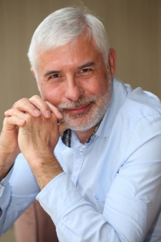 Portrait of smiling senior man