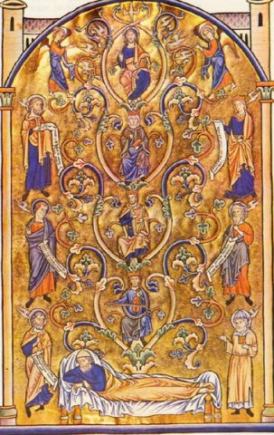 L'arbre de Jesse et genealogie de Jesus