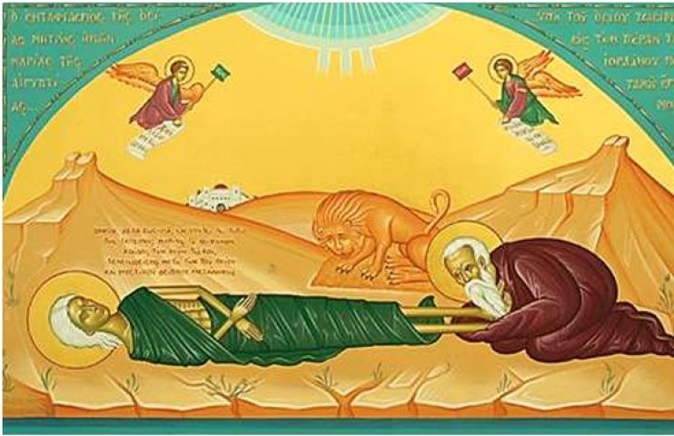 tombe de sainte Marie l'egyptienne